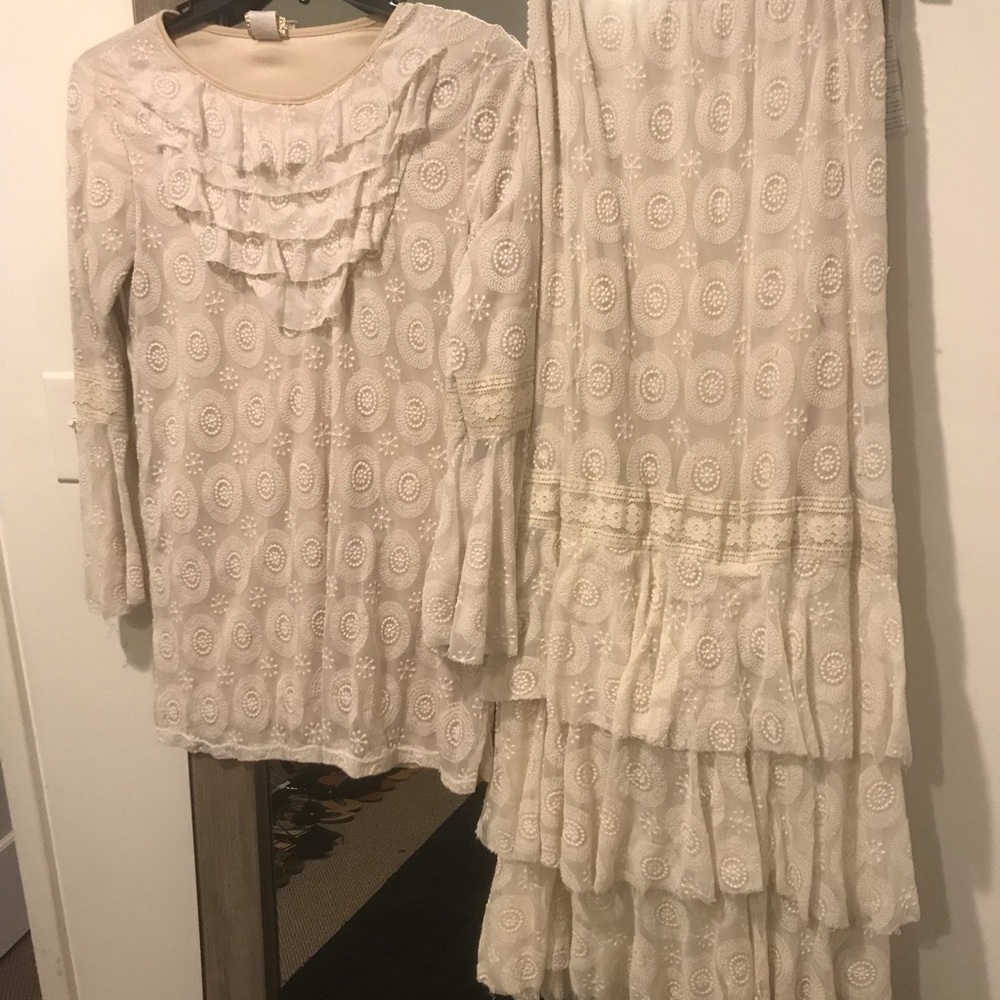 Skirt/ top matching set